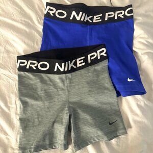 Nike Pro 5 inch Spandex Shorts (Bundle of 2)